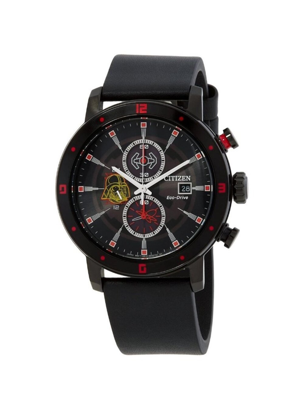 NWT Citizen Darth Vader Chronograph Black Dial Men's Watch